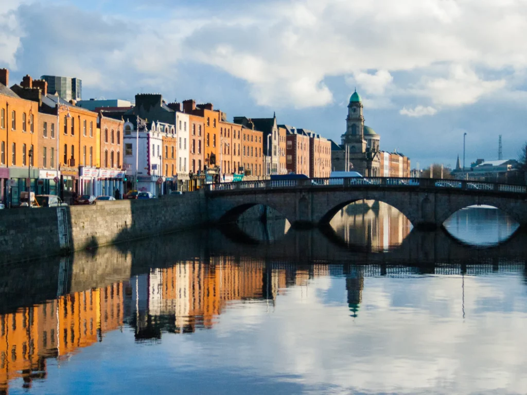 View of Dublin Ireland.